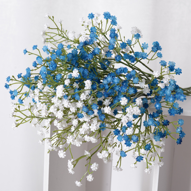 Baby Breath Dried - Ramo de Flores Artificiales de Plástico,