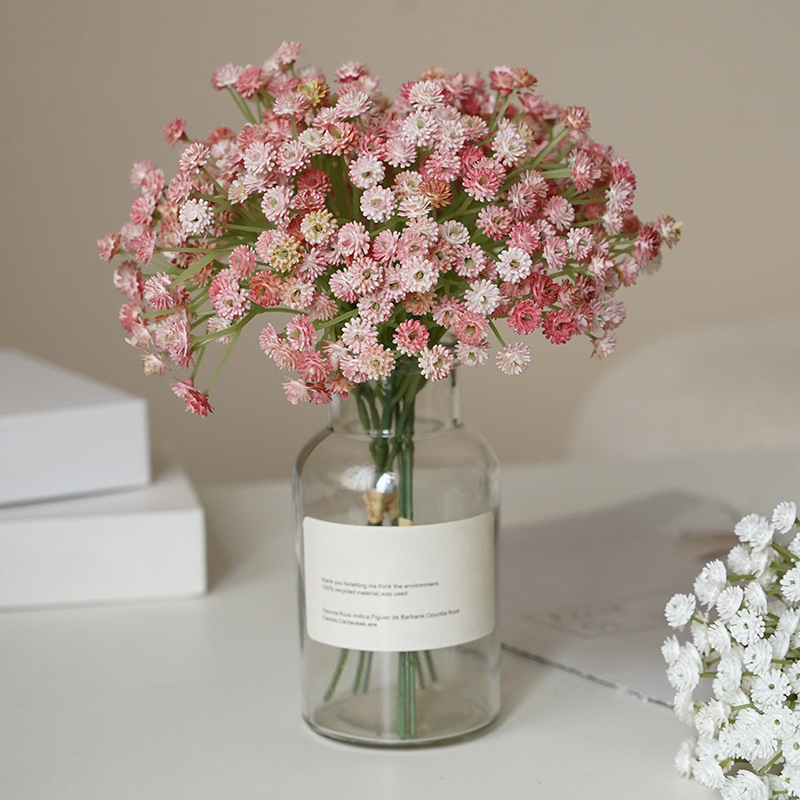 Baby Breath Dried - Flores artificiales de Gypsophila para boda,