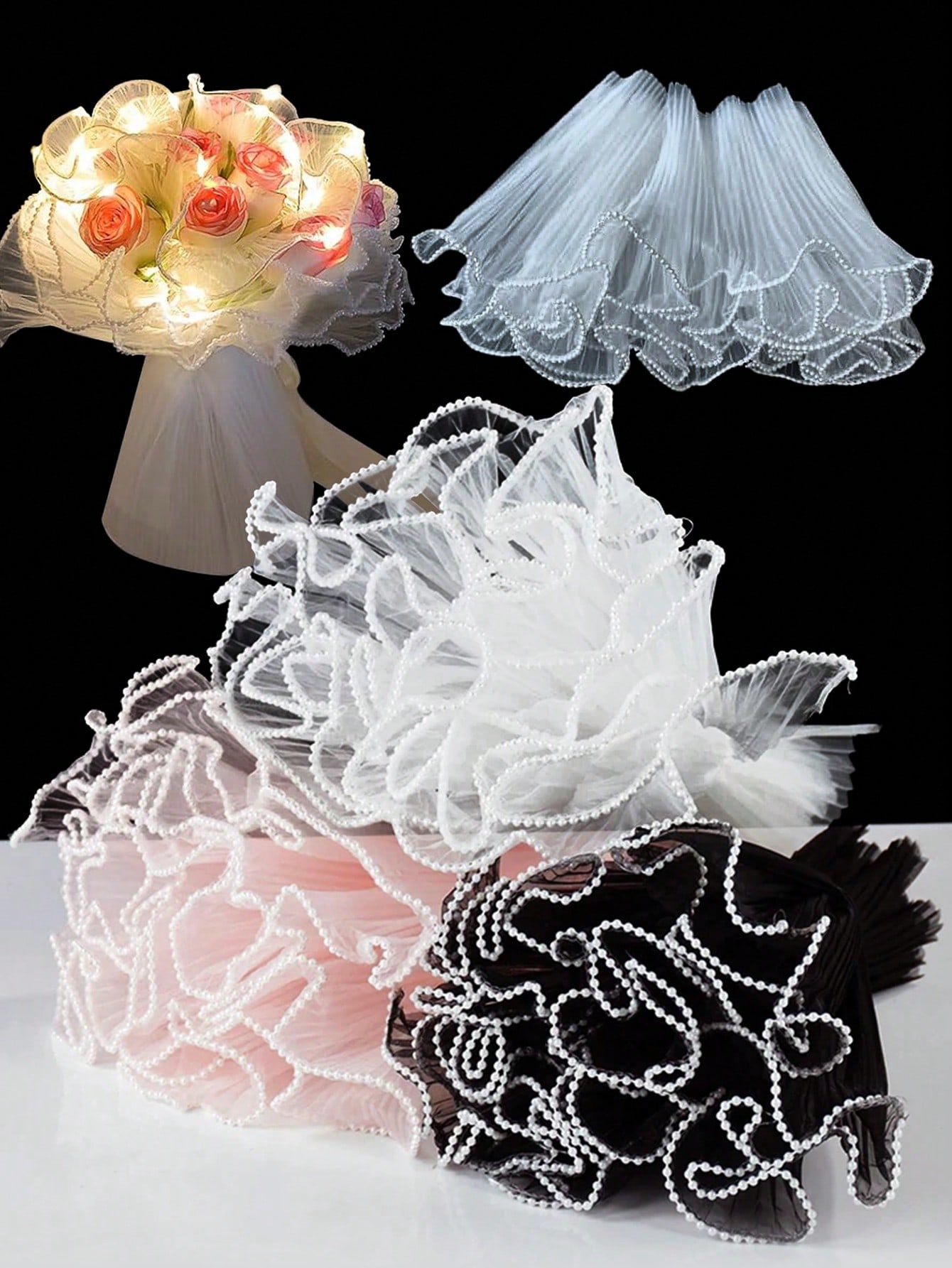 The Florist Supply - Papel de malla para envolver flores