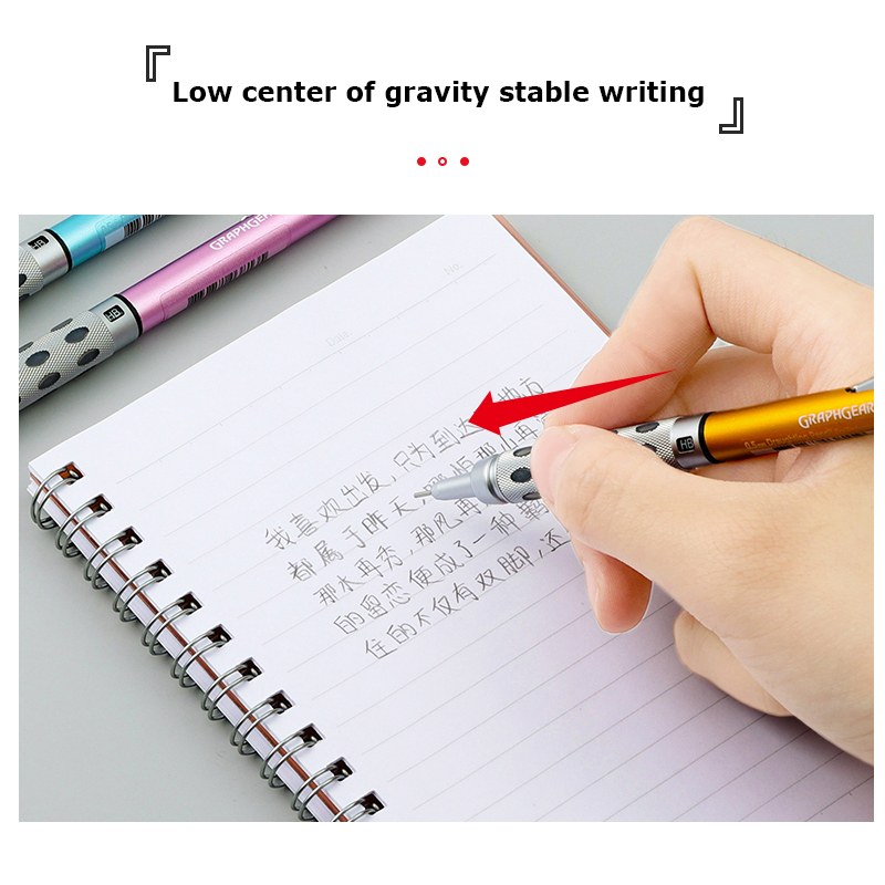 Pentel GRAPHGEAR 1000 Portamin - Pentel Pen Graphgear reseña y precio
