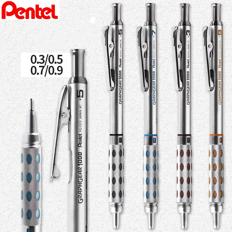 Lápiz mecánico de Metal Pentel - Pentel Pen Graphgear reseña y precio