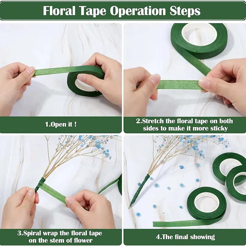 Cinta Floral Verde de 20 Yarda - The Florist Supply reseña y precio